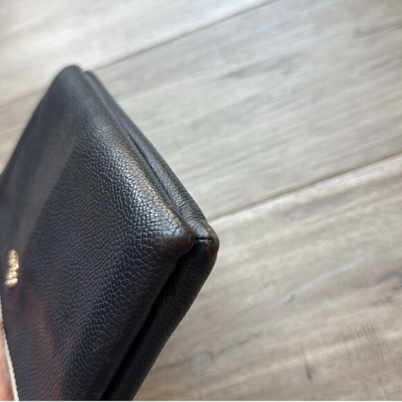 Coach Double Zip Leather Clutch Wallet - Picture 10 of 10